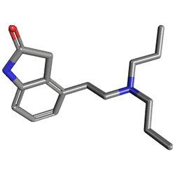 Requip 1 mg 21 Tablet (Ropinirol) Kimyasal Yapısı (3 D)