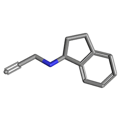 Parlin 1 mg 30 Tablet (Rasajilin) Kimyasal Yapısı (3 D)