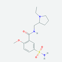 Zeprid 100 mg 6 Ampül (Sülpirid) Kimyasal Yapısı (2 D)