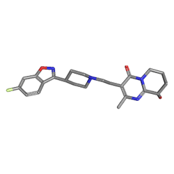 Xeplion 150 mg/1.5 ml IM Süspansiyon İçeren Enjektör (Paliperidon) Kimyasal Yapısı (3 D)