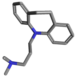 Tofranil 10 mg 50 Draje (İmipramin HCL) Kimyasal Yapısı (3 D)