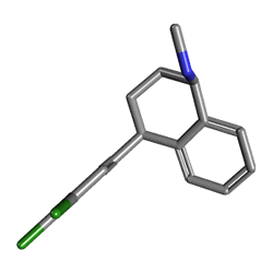 Lustec 100 mg 28 Tablet (Sertralin) Kimyasal Yapısı (3 D)