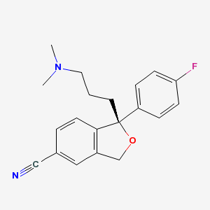 Tiopram 10 mg 28 Tablet (Essitalopram) Kimyasal Yapısı (2 D)