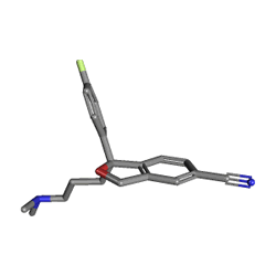 Cipralex Damla 15 ml (Essitalopram) Kimyasal Yapısı (3 D)