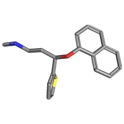 Duloxx 60 mg 28 Kapsül (Duloksetin) Kimyasal Yapısı (3 D)