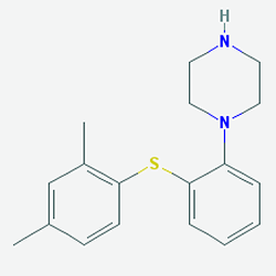 Brintellix 10 mg 28 Tablet (Vortioksetin) Kimyasal Yapısı (2 D)