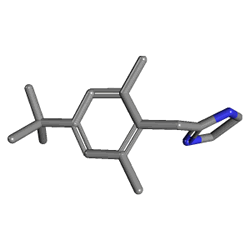 Naze Mikrodozerli Burun Spreyi (Ksilometazolin HCL) Kimyasal Yapısı (3 D)