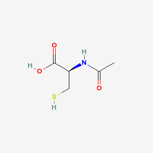 Cinetix 900 mg 20 Efervesan Tablet (Asetilsistein) Kimyasal Yapısı (2 D)