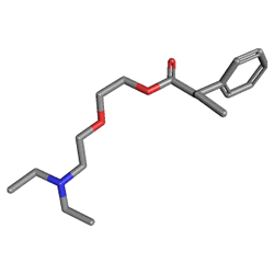 Sinecod Depo (Hap) 50 mg 20 Tablet (Butamirat Sitrat) Kimyasal Yapısı (3 D)