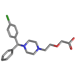 Xyzal Damla 5 mg () Kimyasal Yapısı (3 D)