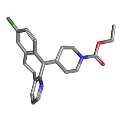 Lorateva 10 mg 10 Tablet () Kimyasal Yapısı (3 D)