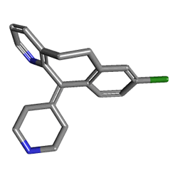 Aerius 5 mg 20 Tablet (Desloratadin) Kimyasal Yapısı (3 D)