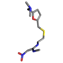 Ranitine 150 mg 60 Tablet () Kimyasal Yapısı (3 D)