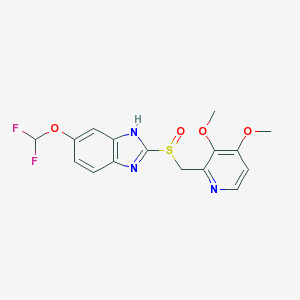Pantactive 40 mg 28 Tablet (Pantoprazol) Kimyasal Yapısı (2 D)