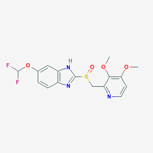 Pulcet 40 mg 14 Enterik Tablet (Pantoprazol) Kimyasal Yapısı (2 D)