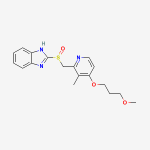 Prabex 20 mg 28 Enterik Kaplı Tablet (Rabeprazol) Kimyasal Yapısı (2 D) Prabex 20 mg 28 Enterik Kaplı Tablet (Rabeprazol) Kimyasal Yapısı (2 D)