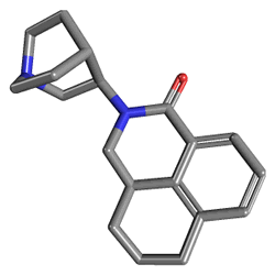 Cinvex 250 mcg/5 ml 1 Flakon (Palonosetron) Kimyasal Yapısı (3 D)