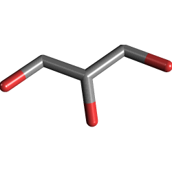 Gliserin Fitil 1400 mg 10 Adet () Kimyasal Yapısı (3 D)