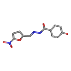Nifuryl Süspansiyon 5 ml 200 mg 60 ml () Kimyasal Yapısı (3 D)