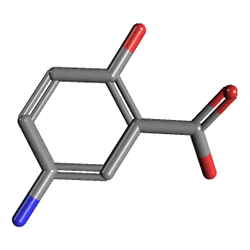Salofalk Fitil 250 mg 30 Suppozituar () Kimyasal Yapısı (3 D)