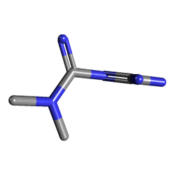 Glifor SR 1000 Uzatılmış Salımlı 56 Tablet (Metformin) Kimyasal Yapısı (3 D)