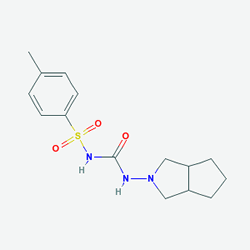 Glikron 80 mg 60 Tablet (Gliklazid) Kimyasal Yapısı (2 D)