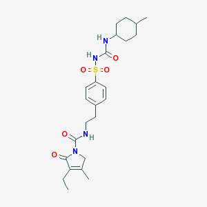 Sanprid 1 mg 30 Tablet (Glimepirid) Kimyasal Yapısı (2 D)