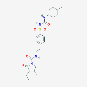 Glirid 1 mg 30 Tablet (Glimepirid) Kimyasal Yapısı (2 D)