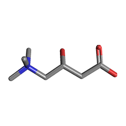 Metacartin 2 g/10 ml 10 Flakon (Levocarnitin) Kimyasal Yapısı (3 D)