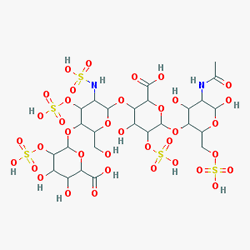 Heparx 25000 IU/5 ml SC 1 Adet (Heparin) Kimyasal Yapısı (2 D)
