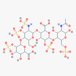 Koparin 25000 IU/5 ml 1 Flakon (Heparin) Kimyasal Yapısı (2 D)