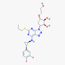 Brilinta 90 mg 56 Tablet () Kimyasal Yapısı (2 D)