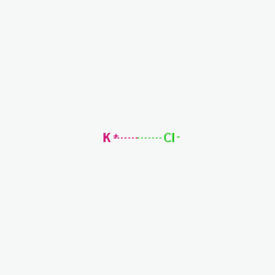 I.E Potasyum Klorür % 7.5 100 Ampül () Kimyasal Yapısı (2 D) I.E Potasyum Klorür % 7.5 100 Ampül () Kimyasal Yapısı (2 D)