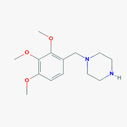 Carmetadin MR 35 mg 60 Tablet (Trimetazidin) Kimyasal Yapısı (2 D)