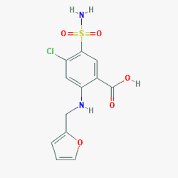 Avisemid 20 mg/2 ml 5 Ampül (Furosemid) Kimyasal Yapısı (2 D)