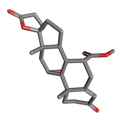 İnspra 25 mg 30 Tablet () Kimyasal Yapısı (3 D)