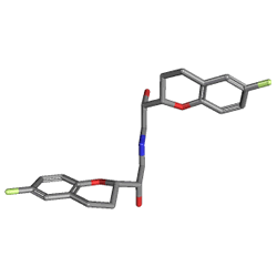 Nebinorm 5 mg 84 Tablet (Nebivolol) Kimyasal Yapısı (3 D)