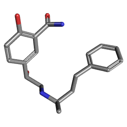Trandate 100 mg 30 Kapsül (Labetalol) Kimyasal Yapısı (3 D)