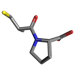 Kaptoril 25 mg 50 Tablet () Kimyasal Yapısı (3 D)