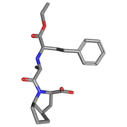 Dicef 2.5 mg 28 Tablet (Ramipril) Kimyasal Yapısı (3 D)