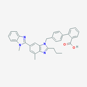 Pritor 80 mg 28 Tablet (Telmisartan) Kimyasal Yapısı (2 D)