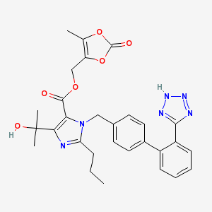 Improve 40 mg 84 tablet (Olmesartan Medoksomil) Kimyasal Yapısı (2 D)