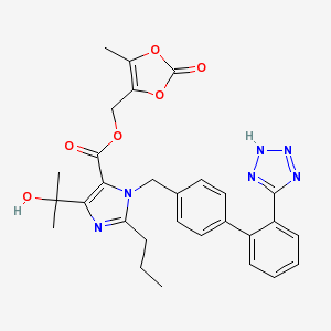 Olmeday 20 mg 28 Tablet (Olmesartan Medoksomil) Kimyasal Yapısı (2 D)