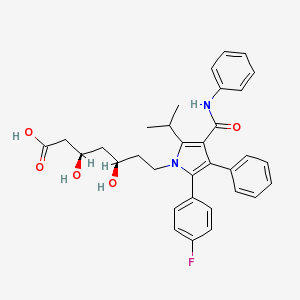 Lipidra 10 mg 30 Tablet (Atorvastatin Kalsiyum) Kimyasal Yapısı (2 D)