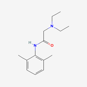 Lidestol Jel 30 g (Lidokain) Kimyasal Yapısı (2 D)