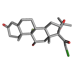 Betacorton Yağlı Krem 100 mg 20 g () Kimyasal Yapısı (3 D)