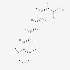 Aknetrent 10 mg 30 Kapsül (Izotretinoin) Kimyasal Yapısı (2 D)