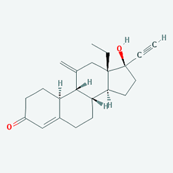 Nexplanon 68 mg İmplant () Kimyasal Yapısı (2 D) Nexplanon 68 mg İmplant () Kimyasal Yapısı (2 D)