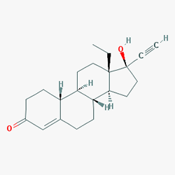 Postpill One 1.5 mg 1 Tablet (Levonorgestrel) Kimyasal Yapısı (2 D)