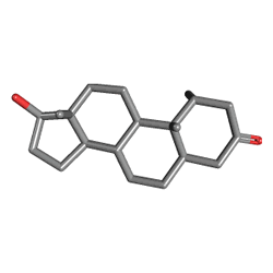 Proviron 25 mg 20 Tablet () Kimyasal Yapısı (3 D)